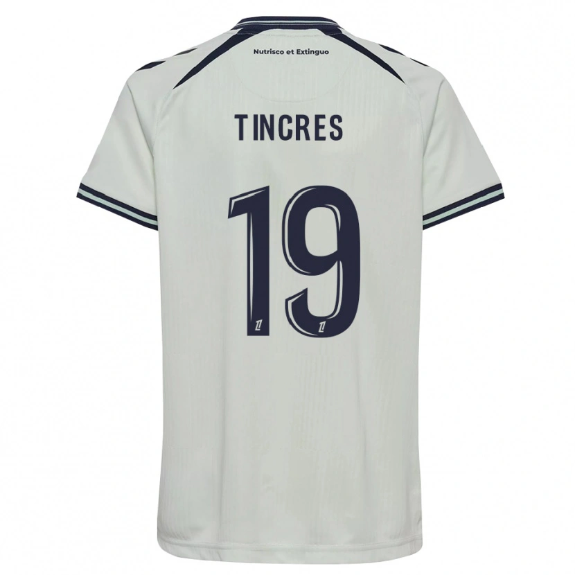 Danxen Kvinnor Joan Tincres #19 Midnattsblå Vit Bortatröja Matchtröjor 2026/27 Tröjor T-Tröja