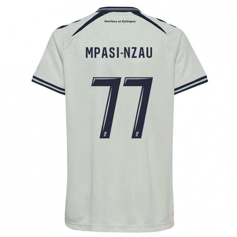 Danxen Kvinnor Lionel Mpasi-Nzau #77 Midnattsblå Vit Bortatröja Matchtröjor 2026/27 Tröjor T-Tröja
