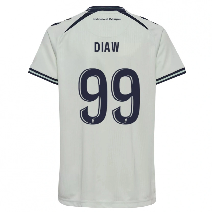 Danxen Kvinnor Mory Diaw #99 Midnattsblå Vit Bortatröja Matchtröjor 2026/27 Tröjor T-Tröja