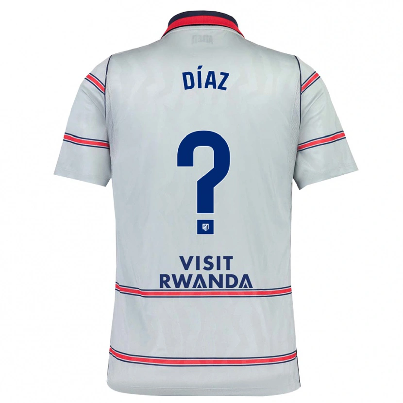 Danxen Kvinnor Daniel Díaz #0 Grå Röd Marinblå Tredjesatsen Matchtröjor 2026/27 Tröjor T-Tröja