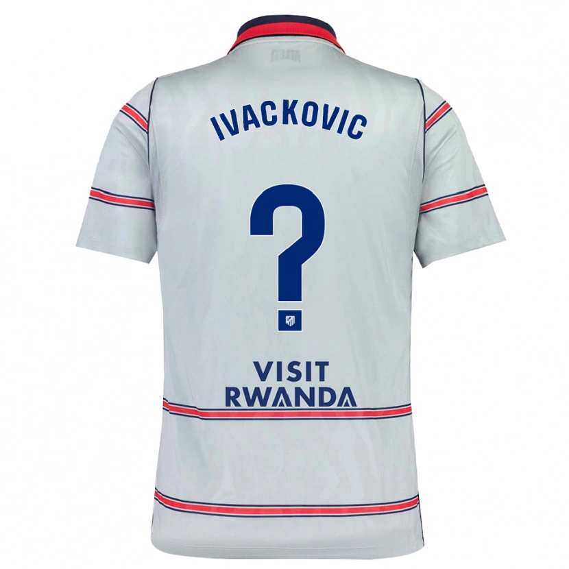 Danxen Kvinnor Marco Ivackovic #0 Grå Röd Marinblå Tredjesatsen Matchtröjor 2026/27 Tröjor T-Tröja