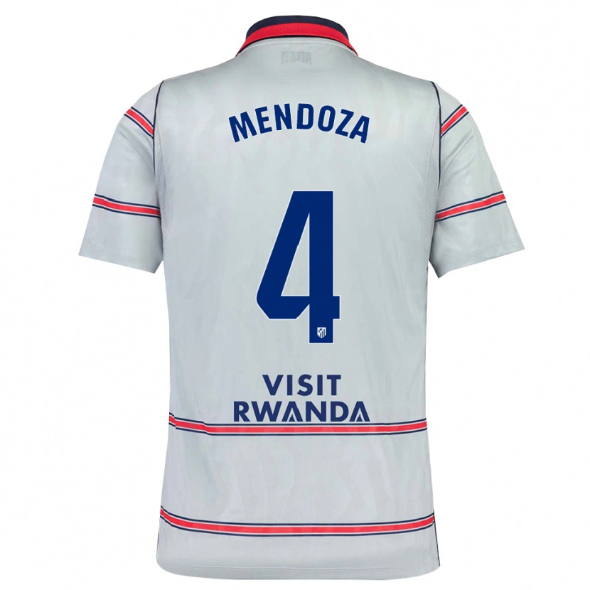 Danxen Kvinnor Rodrigo Mendoza #4 Grå Röd Marinblå Tredjesatsen Matchtröjor 2026/27 Tröjor T-Tröja