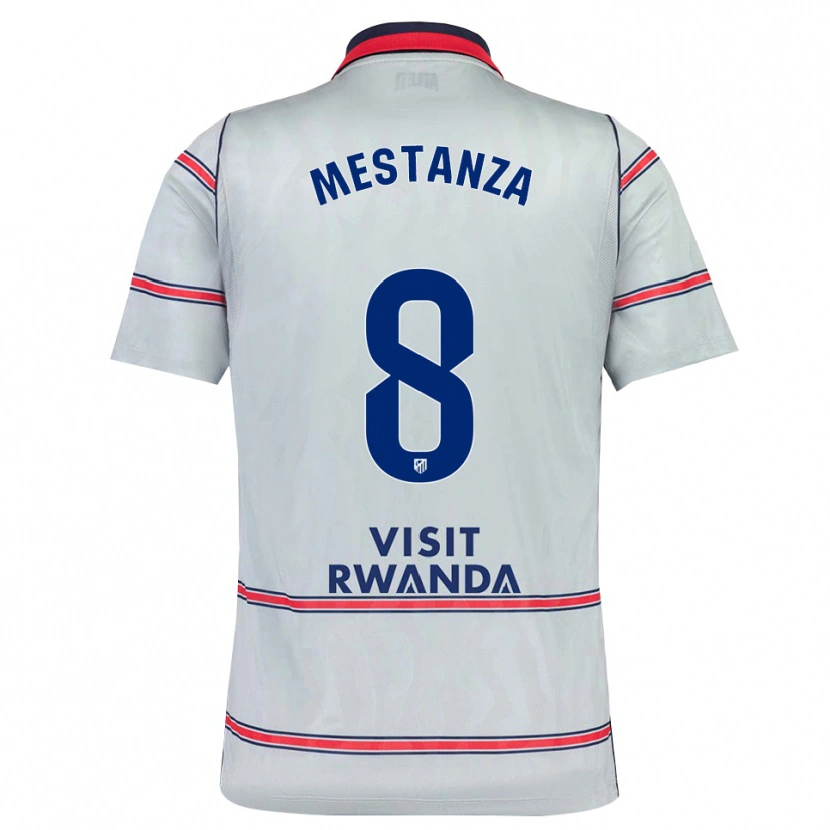 Danxen Kvinnor Alejandro Mestanza #8 Grå Röd Marinblå Tredjesatsen Matchtröjor 2026/27 Tröjor T-Tröja