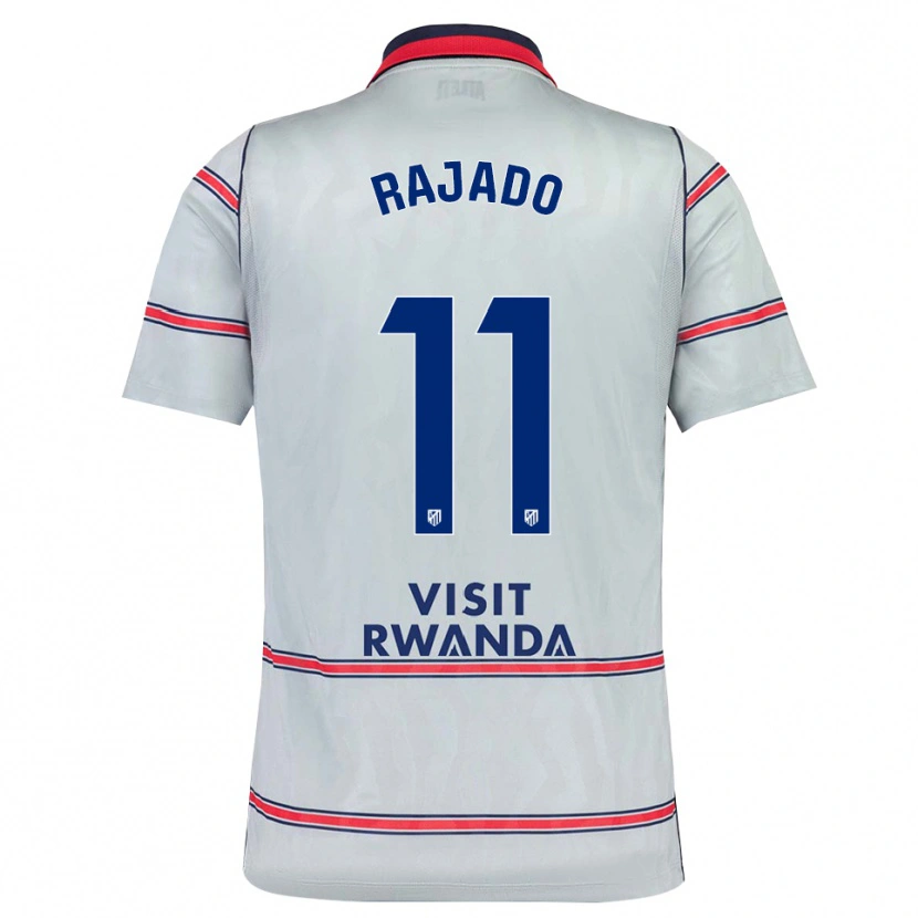 Danxen Kvinnor Jorge Rajado #11 Grå Röd Marinblå Tredjesatsen Matchtröjor 2026/27 Tröjor T-Tröja