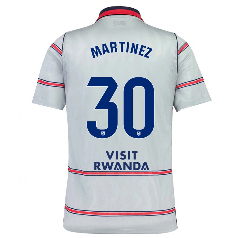 Danxen Kvinnor Daniel Martinez #30 Grå Röd Marinblå Tredjesatsen Matchtröjor 2026/27 Tröjor T-Tröja