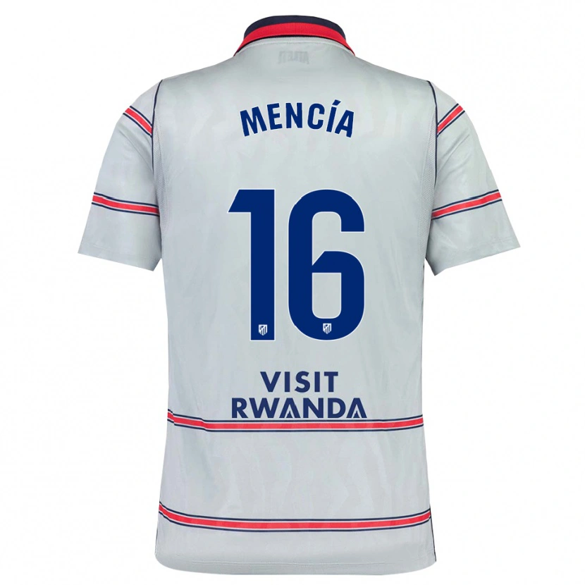 Danxen Kvinnor Ian Mencía #16 Grå Röd Marinblå Tredjesatsen Matchtröjor 2026/27 Tröjor T-Tröja