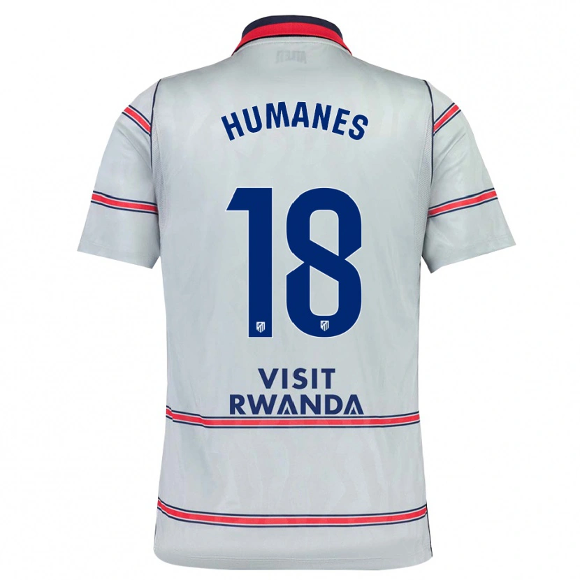 Danxen Kvinnor Hugo Humanes #18 Grå Röd Marinblå Tredjesatsen Matchtröjor 2026/27 Tröjor T-Tröja