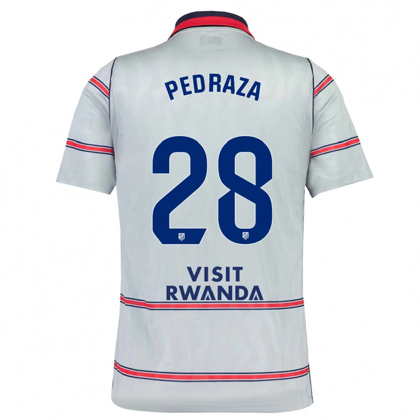Danxen Kvinnor Alfredo Pedraza #28 Grå Röd Marinblå Tredjesatsen Matchtröjor 2026/27 Tröjor T-Tröja