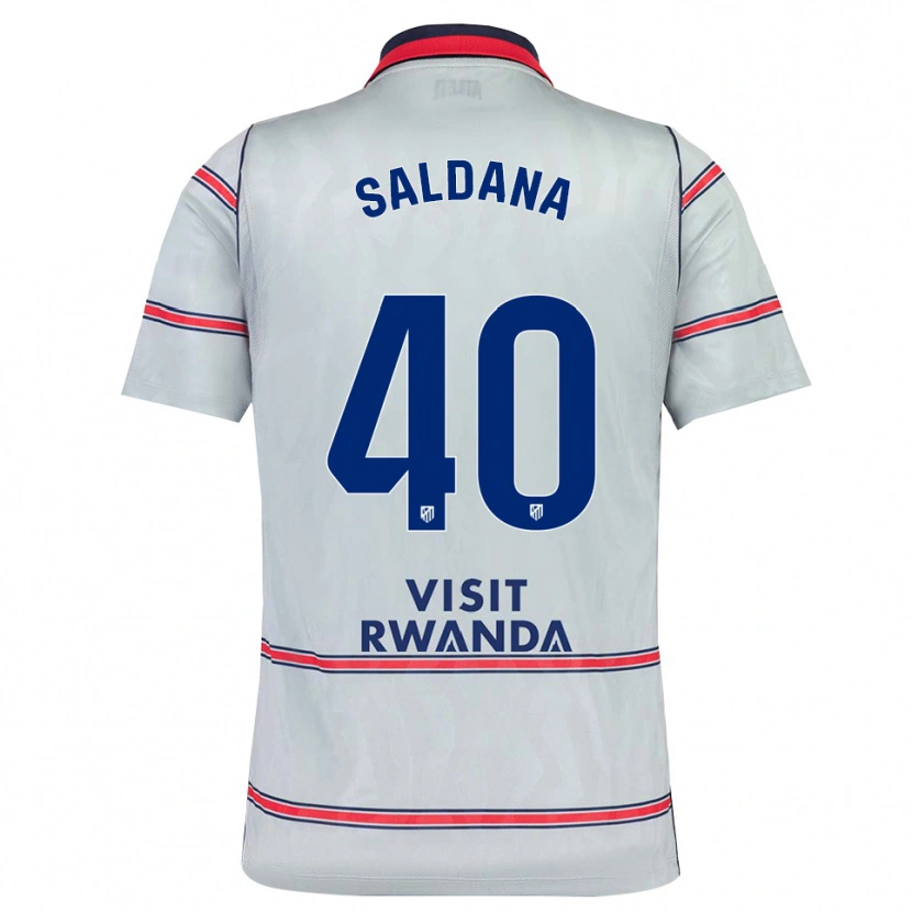 Danxen Kvinnor Jose Saldana #40 Grå Röd Marinblå Tredjesatsen Matchtröjor 2026/27 Tröjor T-Tröja