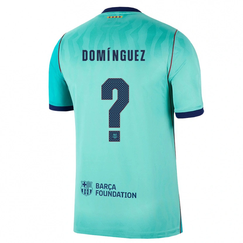 Danxen Kvinnor Erik Domínguez #0 Aqua Mörk Turkosa Kunglig Blå Tredjesatsen Matchtröjor 2026/27 Tröjor T-Tröja