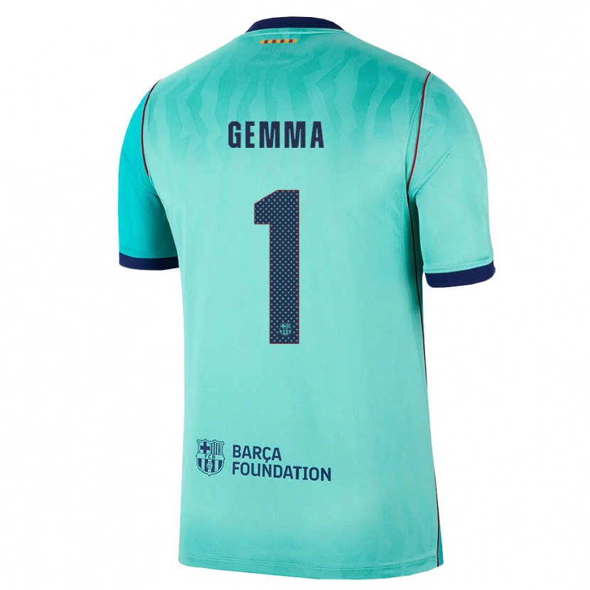 Danxen Kvinnor Gemma Font #1 Aqua Mörk Turkosa Kunglig Blå Tredjesatsen Matchtröjor 2026/27 Tröjor T-Tröja