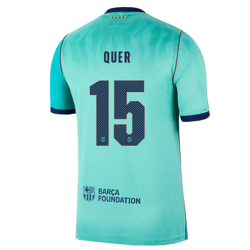 Danxen Kvinnor Ignasi Quer #15 Aqua Mörk Turkosa Kunglig Blå Tredjesatsen Matchtröjor 2026/27 Tröjor T-Tröja