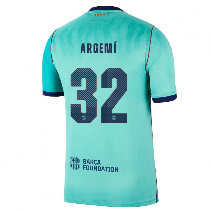 Danxen Kvinnor Adam Argemí #32 Aqua Mörk Turkosa Kunglig Blå Tredjesatsen Matchtröjor 2026/27 Tröjor T-Tröja