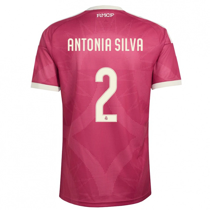 Danxen Kvinnor Antônia Silva #2 Ljus Violettröd Vit Tredjesatsen Matchtröjor 2026/27 Tröjor T-Tröja
