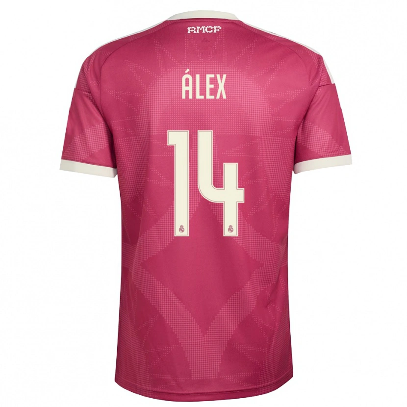 Danxen Kvinnor Álex Pérez #14 Ljus Violettröd Vit Tredjesatsen Matchtröjor 2026/27 Tröjor T-Tröja
