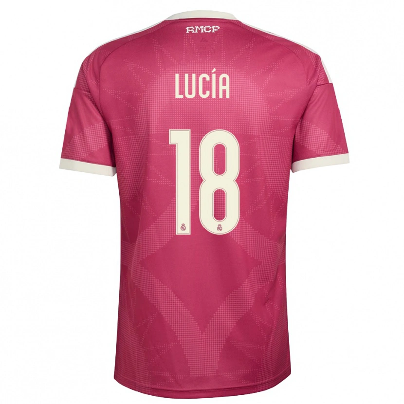 Danxen Kvinnor Lucia Rodriguez #18 Ljus Violettröd Vit Tredjesatsen Matchtröjor 2026/27 Tröjor T-Tröja