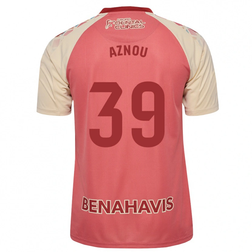 Danxen Barn Adam Aznou #39 Ljus Rosa Röd Blå Bortatröja Matchtröjor 2026/27 Tröjor T-Tröja