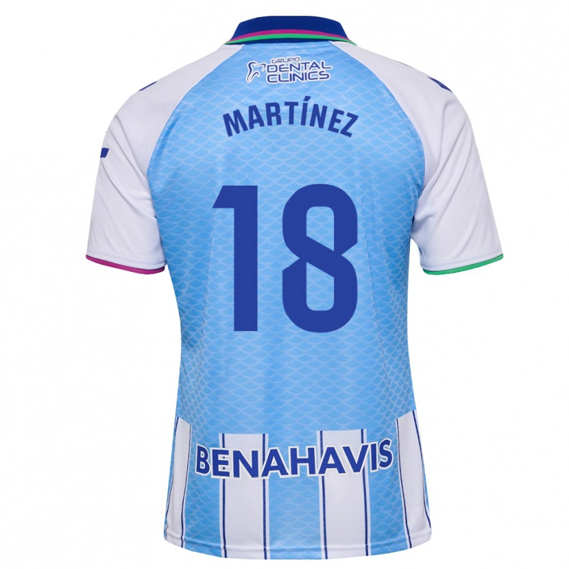 Danxen Barn Pablo Martínez #18 Djup Himmelsblå Vit Hemmatröja Matchtröjor 2026/27 Tröjor T-Tröja