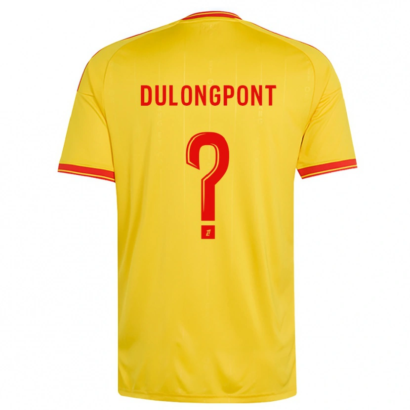Danxen Barn Tom Dulongpont #0 Guld Orange Röd Hemmatröja Matchtröjor 2026/27 Tröjor T-Tröja