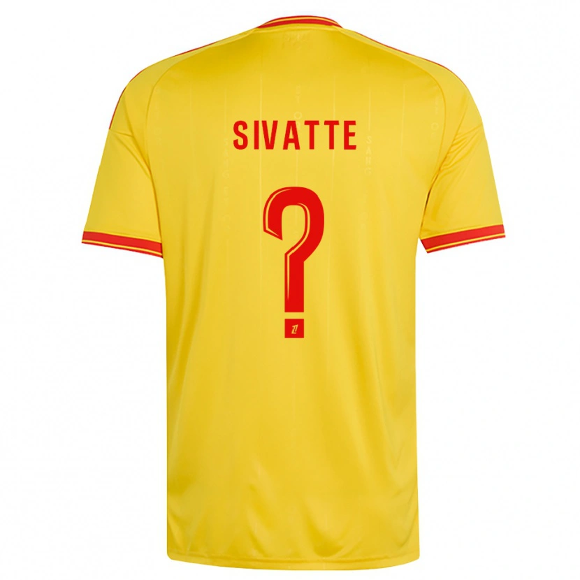 Danxen Barn Noah Sivatte #0 Guld Orange Röd Hemmatröja Matchtröjor 2026/27 Tröjor T-Tröja