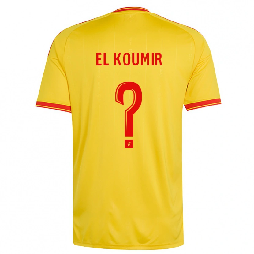 Danxen Barn Kaïna El Koumir #0 Guld Orange Röd Hemmatröja Matchtröjor 2026/27 Tröjor T-Tröja