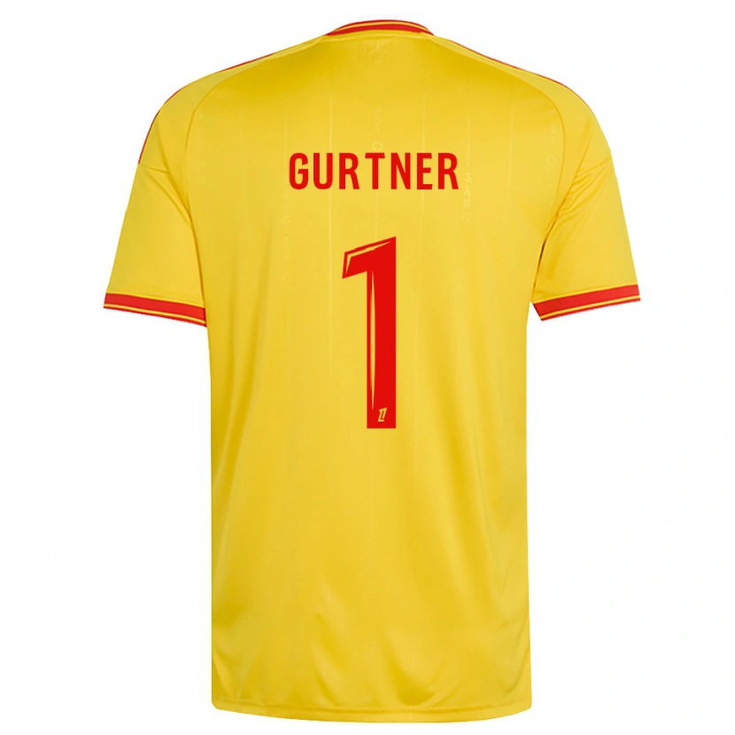 Danxen Barn Régis Gurtner #1 Guld Orange Röd Hemmatröja Matchtröjor 2026/27 Tröjor T-Tröja