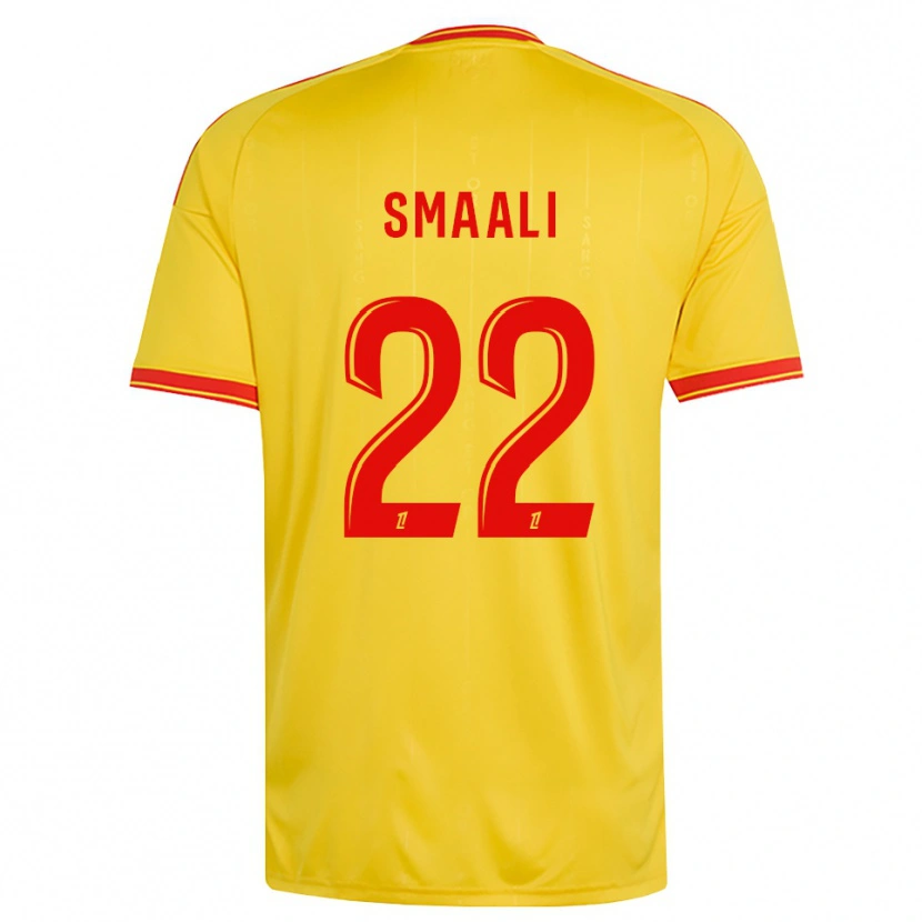 Danxen Barn Emma Smaali #22 Guld Orange Röd Hemmatröja Matchtröjor 2026/27 Tröjor T-Tröja