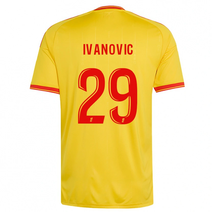 Danxen Barn Franjo Ivanović #29 Guld Orange Röd Hemmatröja Matchtröjor 2026/27 Tröjor T-Tröja