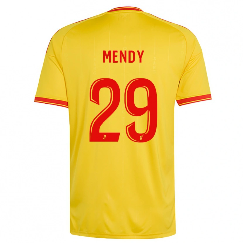 Danxen Barn Noëlie Mendy #29 Guld Orange Röd Hemmatröja Matchtröjor 2026/27 Tröjor T-Tröja