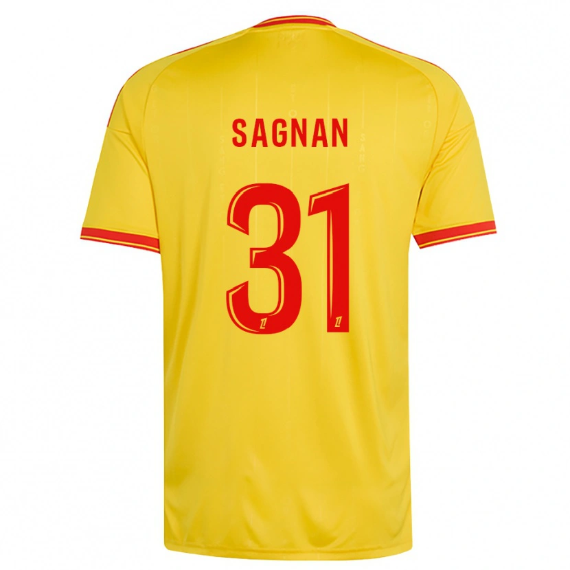 Danxen Barn Souleymane Sagnan #31 Guld Orange Röd Hemmatröja Matchtröjor 2026/27 Tröjor T-Tröja