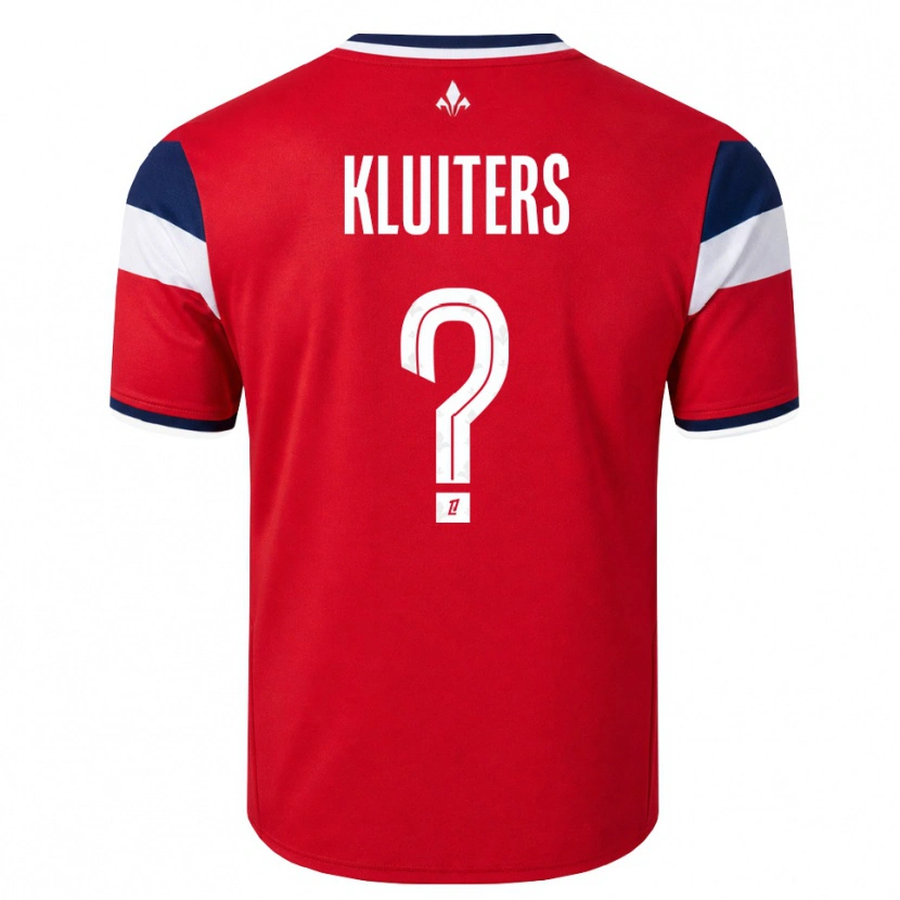 Danxen Barn Luuk Kluiters #0 Röd Vit Kunglig Blå Hemmatröja Matchtröjor 2026/27 Tröjor T-Tröja