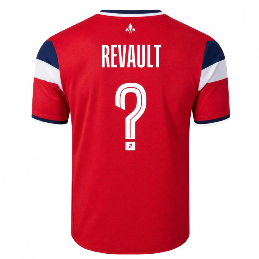 Danxen Barn Joris Revault #0 Röd Vit Kunglig Blå Hemmatröja Matchtröjor 2026/27 Tröjor T-Tröja