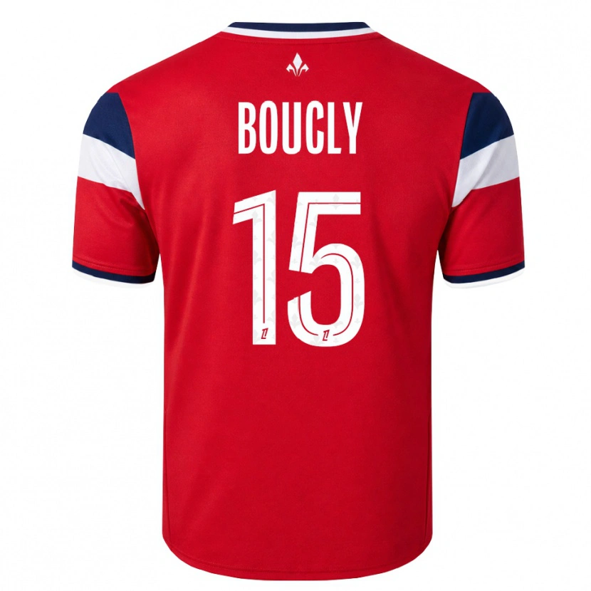 Danxen Barn Maite Boucly #15 Röd Vit Kunglig Blå Hemmatröja Matchtröjor 2026/27 Tröjor T-Tröja