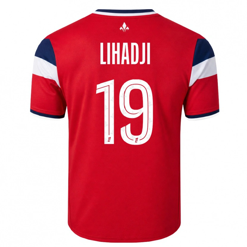 Danxen Barn Isaac Lihadji #19 Röd Vit Kunglig Blå Hemmatröja Matchtröjor 2026/27 Tröjor T-Tröja