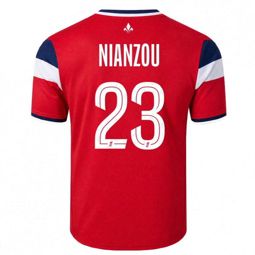 Danxen Barn Tanguy Nianzou #23 Röd Vit Kunglig Blå Hemmatröja Matchtröjor 2026/27 Tröjor T-Tröja