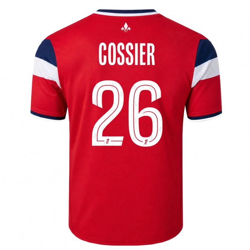 Danxen Barn Isaac Cossier #26 Röd Vit Kunglig Blå Hemmatröja Matchtröjor 2026/27 Tröjor T-Tröja