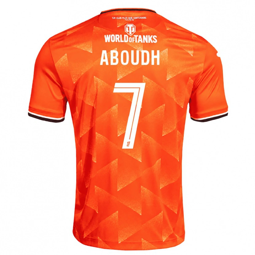 Danxen Barn Jules Aboudh #7 Orange Vit Svart Hemmatröja Matchtröjor 2026/27 Tröjor T-Tröja