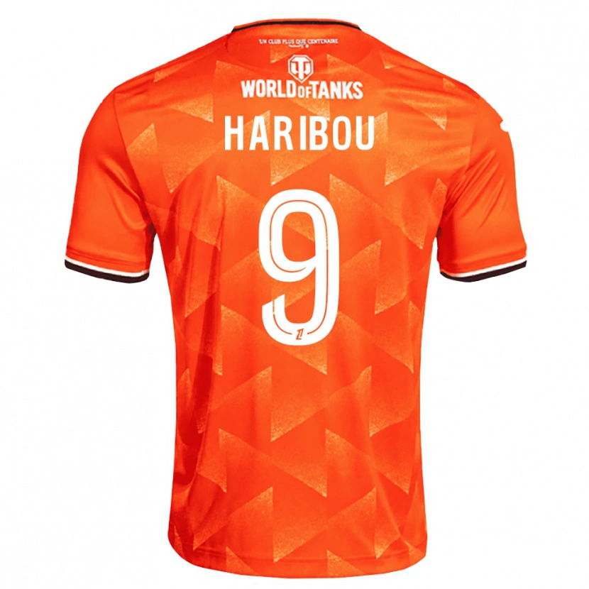 Danxen Barn Samir Haribou #9 Orange Vit Svart Hemmatröja Matchtröjor 2026/27 Tröjor T-Tröja
