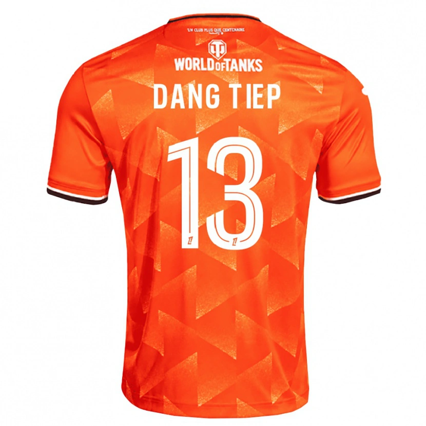 Danxen Barn Seny Dang Tiep #13 Orange Vit Svart Hemmatröja Matchtröjor 2026/27 Tröjor T-Tröja