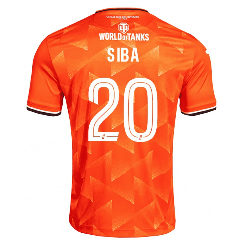Danxen Barn Stevan Siba #20 Orange Vit Svart Hemmatröja Matchtröjor 2026/27 Tröjor T-Tröja