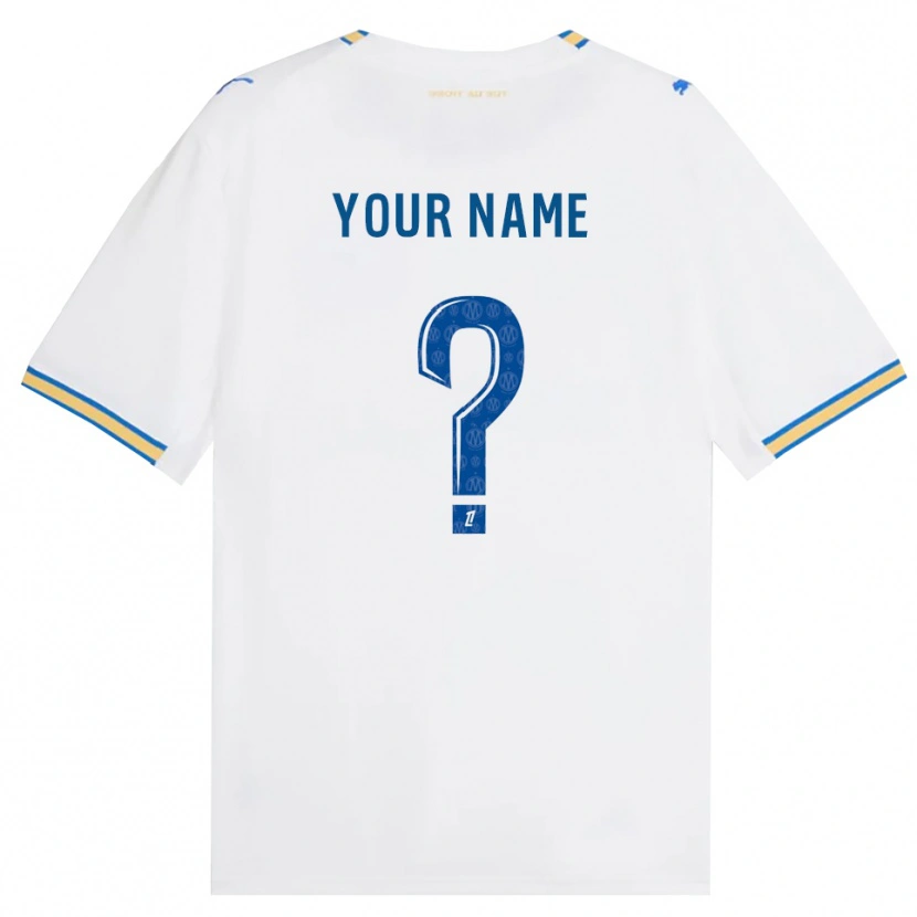 Danxen Barn Ditt Namn #0 Dodgerblå Vit Hemmatröja Matchtröjor 2026/27 Tröjor T-Tröja