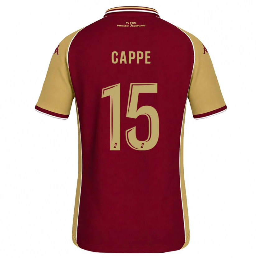 Danxen Barn Djibril Cappe #15 Guldbrun Mörkröd Hemmatröja Matchtröjor 2026/27 Tröjor T-Tröja