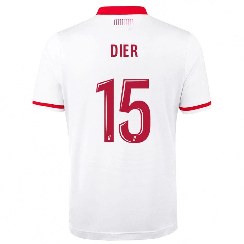 Danxen Barn Eric Dier #15 Röd Vit Hemmatröja Matchtröjor 2026/27 Tröjor T-Tröja