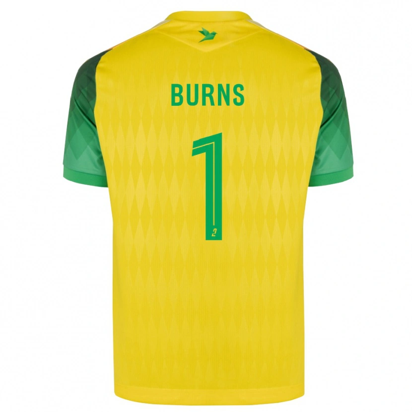Danxen Barn Emily Burns #1 Gul Grön Röd Hemmatröja Matchtröjor 2026/27 Tröjor T-Tröja