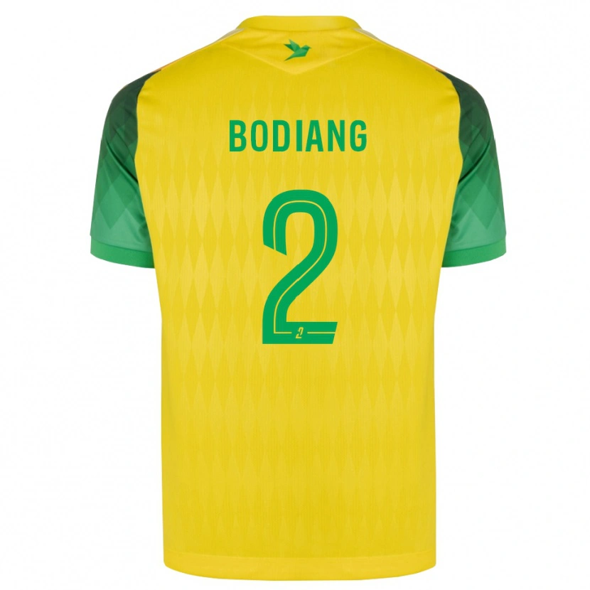 Danxen Barn Moutanabi Bodiang #2 Gul Grön Röd Hemmatröja Matchtröjor 2026/27 Tröjor T-Tröja