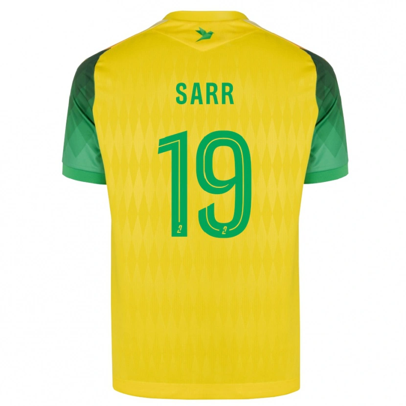 Danxen Barn Ahmadou Sarr #19 Gul Grön Röd Hemmatröja Matchtröjor 2026/27 Tröjor T-Tröja