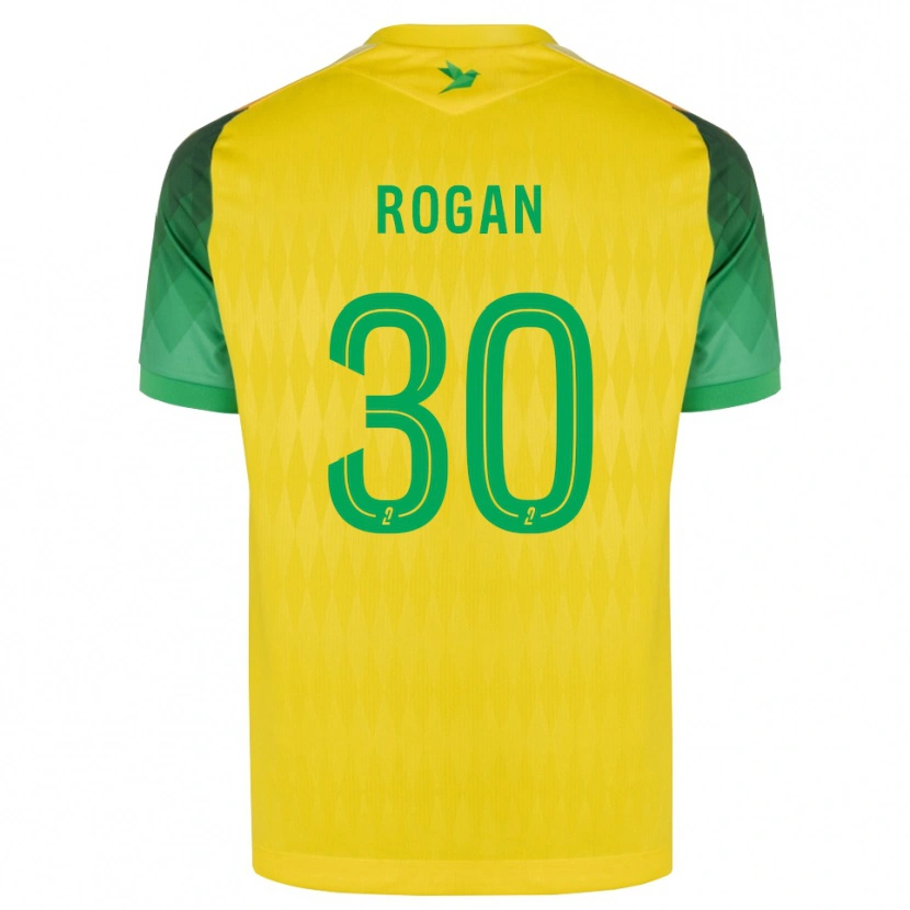 Danxen Barn Manja Rogan #30 Gul Grön Röd Hemmatröja Matchtröjor 2026/27 Tröjor T-Tröja