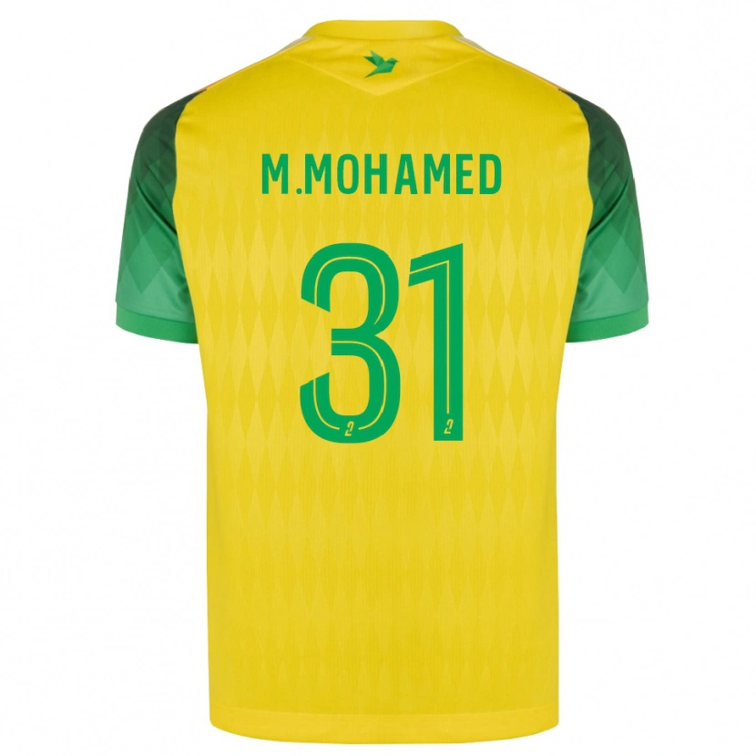 Danxen Barn Mostafa Mohamed #31 Gul Grön Röd Hemmatröja Matchtröjor 2026/27 Tröjor T-Tröja