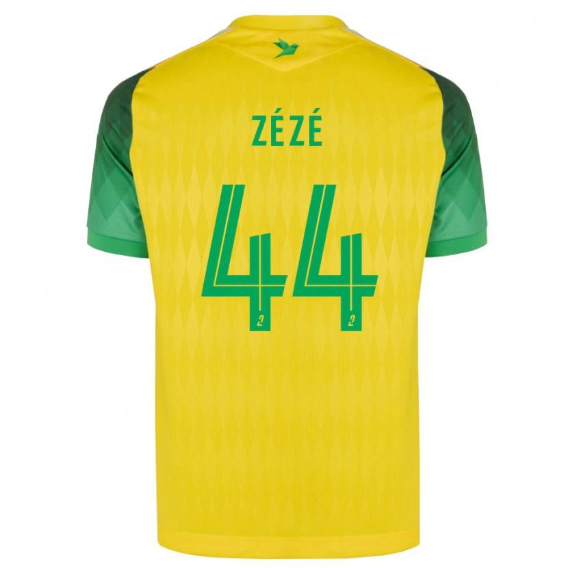 Danxen Barn Nathan Zézé #44 Gul Grön Röd Hemmatröja Matchtröjor 2026/27 Tröjor T-Tröja