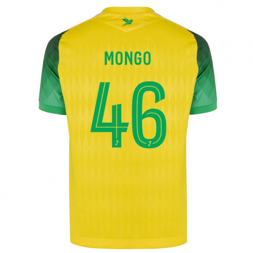 Danxen Barn Enzo Mongo #46 Gul Grön Röd Hemmatröja Matchtröjor 2026/27 Tröjor T-Tröja